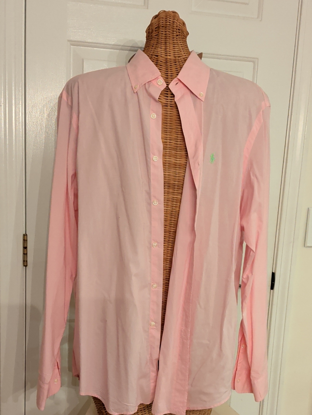 Ralph Lauren Pink Button Down Shirt XL Like New